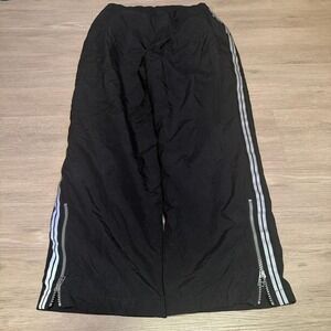 28W— Black Baggy Wide Leg Grunge Snow Ski Pants Y2K 2000s